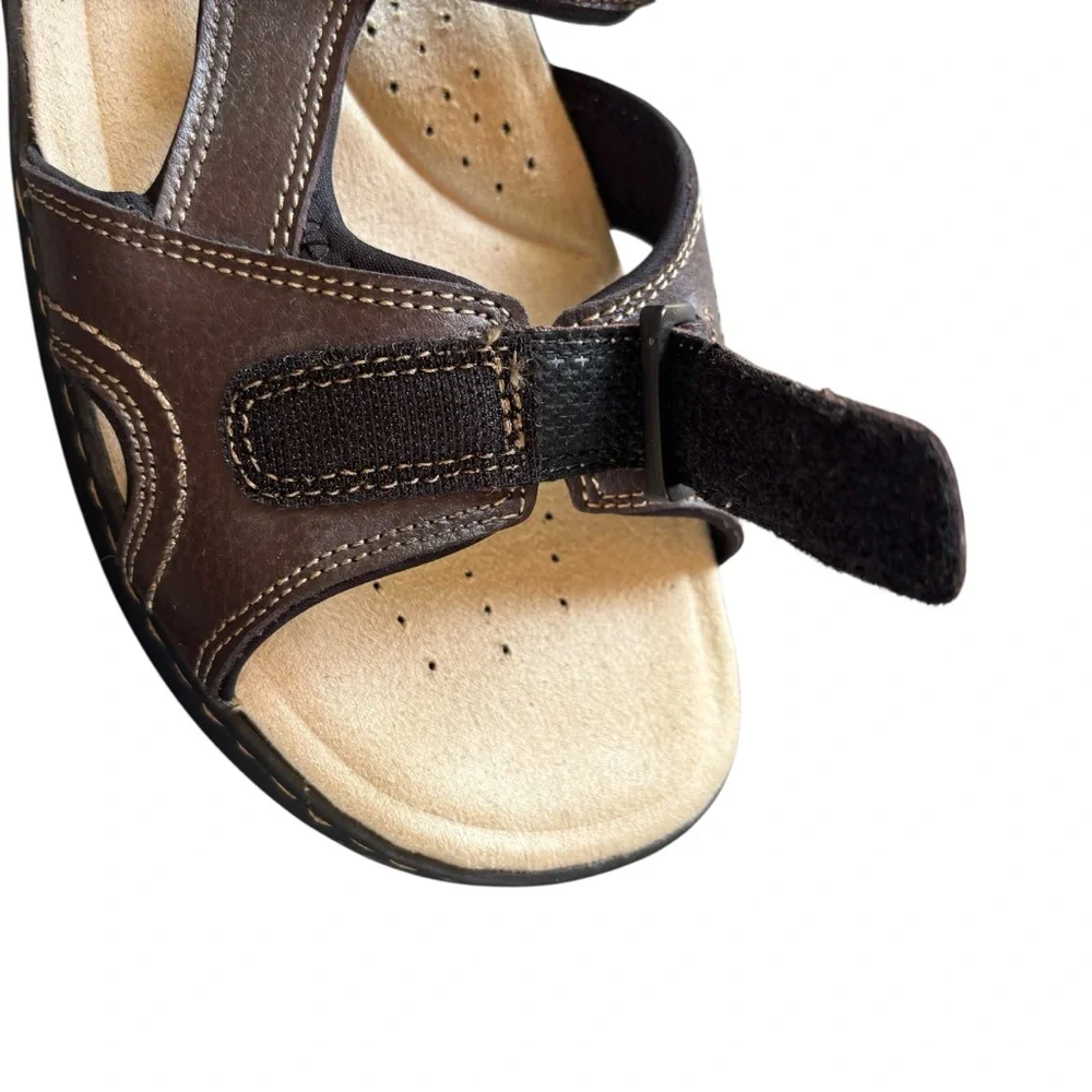 Dockers New Brown Pebbled Leather Quarter Strap Men’s Size 12